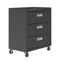 Manhattan Comfort Fortress Textured Metal 31.5