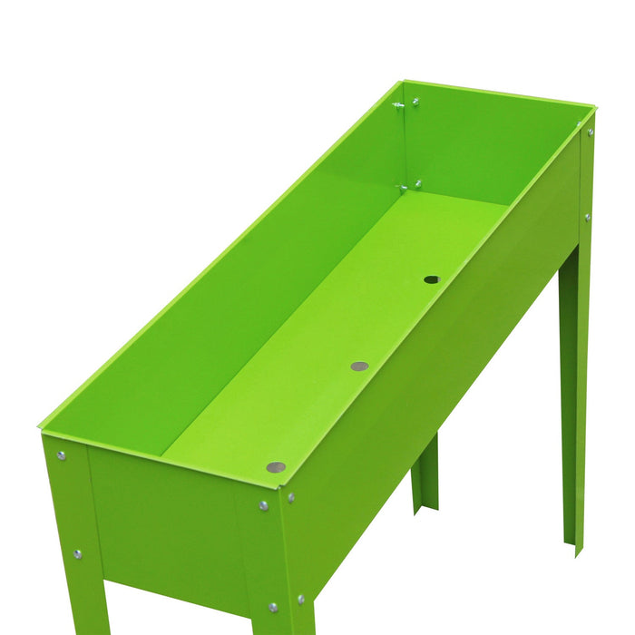 Outsunny 39\" X 12\" X 34\" Raised Garden Bed Raised Garden Flower Bed Plant Kit Vegetable Herb Box Wit