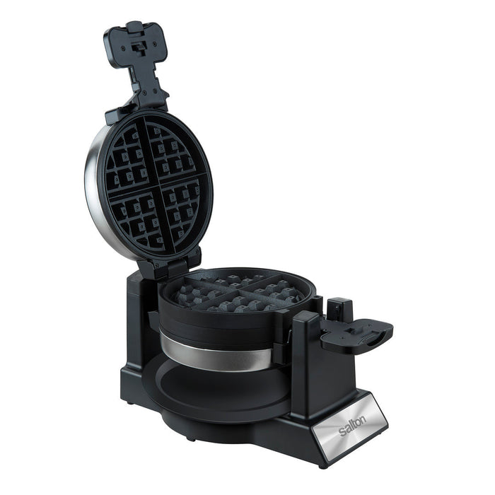 Salton Rotating Double Belgian Waffle Maker Cookware 