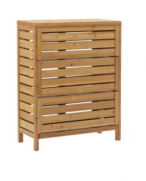 Bracken Bamboo 2-Door Floor Accent Cabinet - Natural
