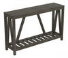 52” Console Table With 1 Shelf - Dark Grey 