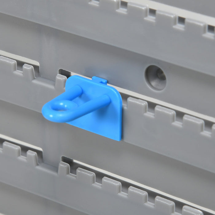 Durhand 54 Piece Wall Mounted Tool Organizer With 50 Hooks