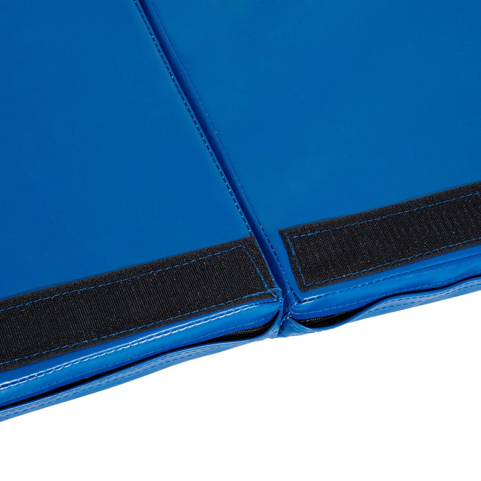 Soozier 4'x6'x2'' Folding Gymnastics Tumbling Mat, Exercise Mat With Carrying Handles For Yoga, Mma,
