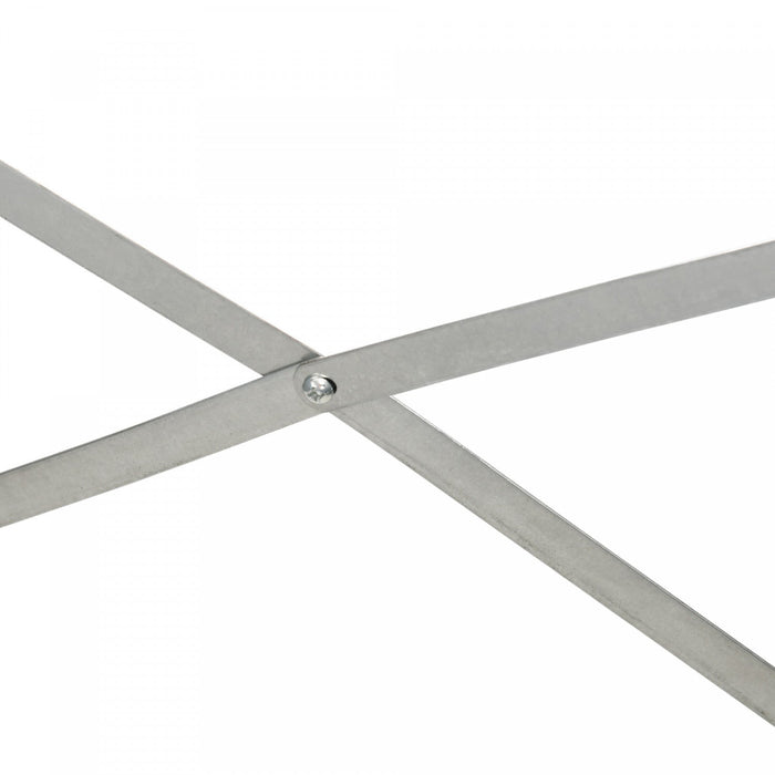 Outsunny Raised Garden Bed Metal Planter Box with Reinforced Rods, Light Grey