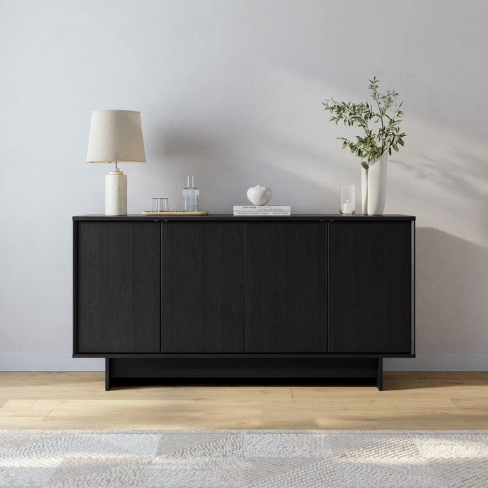 Prepac Finnley Buffet Sideboard - Black Oak