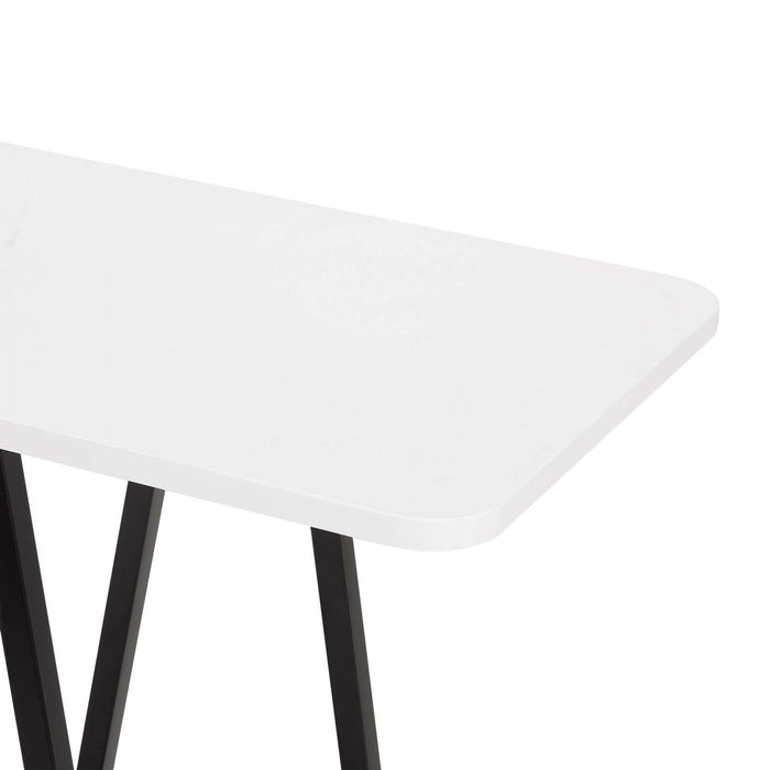 Celine Contemporary Modern 47\" Console Table in White 