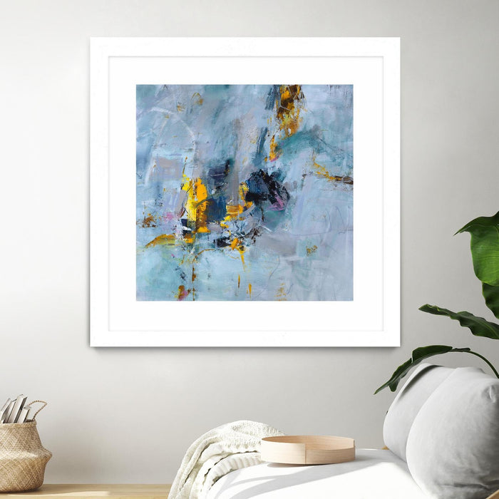 \"Prize Of The Day\" Matted and Framed White 36x36 Wall Art