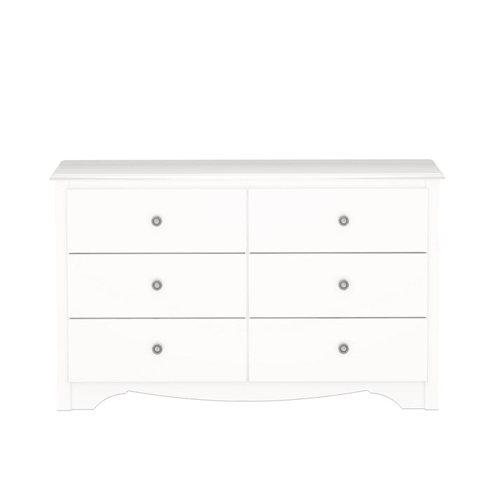Monterey Kids 6-Drawer Dresser - White