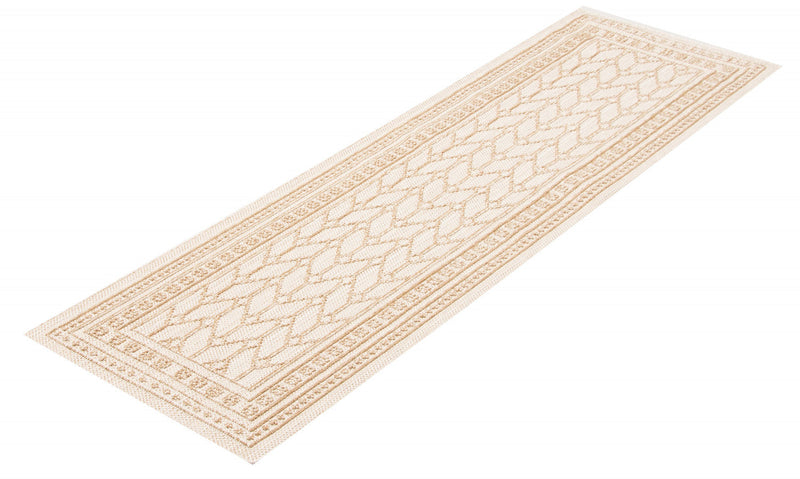 Thandazile Taupe Area Rug - 2'6\" x 12'0\"