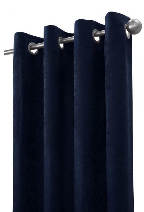Habitat Festival Navy Light Filtering Grommet Curtain Panel - 52 x 63
