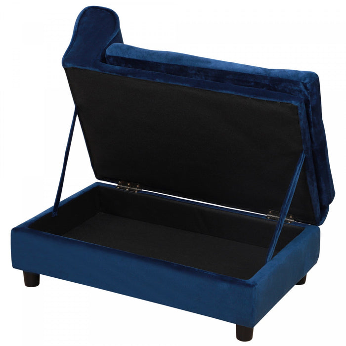 Pawhut Pet Sofa Dog Couch Chaise Lounge Pet Bed With Storage Function Small Sized Dog Various Cat Sp