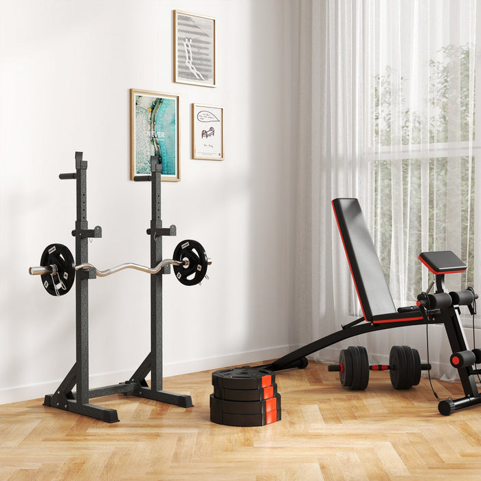 Soozier Set Of 4 1-inch Weight Plates With 3 Grips, 2 X 22lbs + 2 X 11lbs