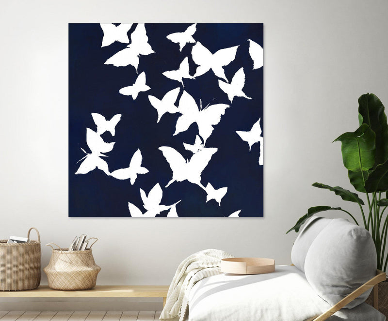\"Flutterbys V3\" Giant Art 54x54 Wall Art