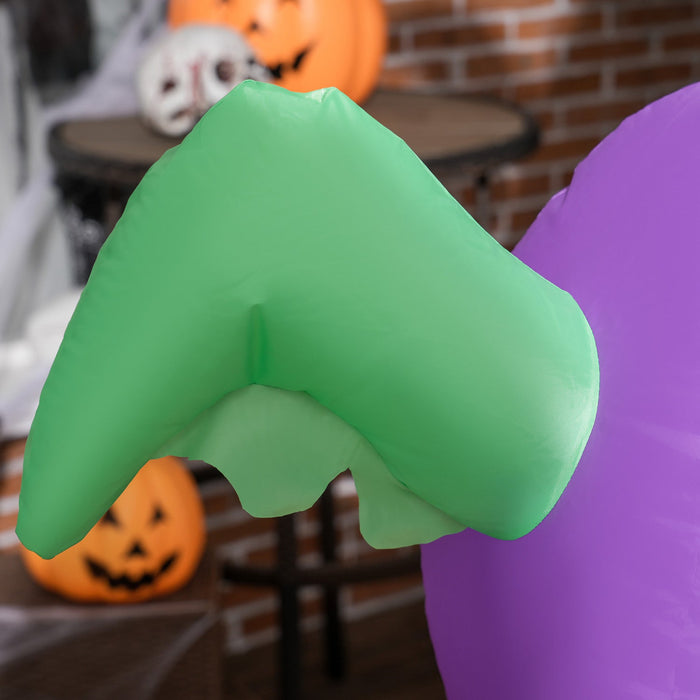 Outsunny 8ft Halloween Inflatable Archway, Outdoor LED Yard Display