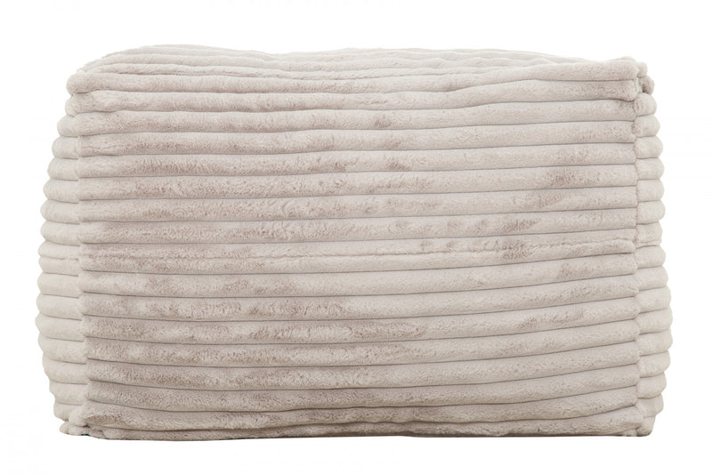 Sealy Redd Corduroy High Density Foam Bean Bag Sofa Chair - Taupe