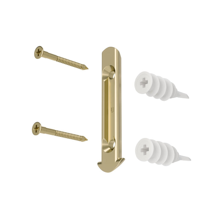Umbra Loop Gold Expandable 1\" Curtain Rod - 42\"-120\" 
