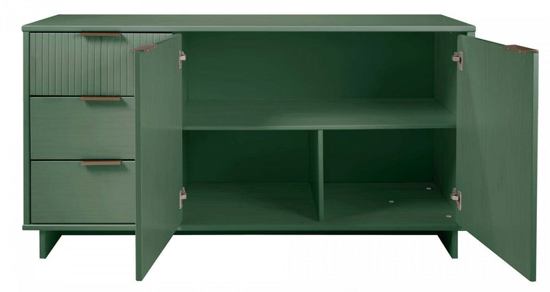 Granville Modern 55\" Sideboard in Sage Green Buffet 