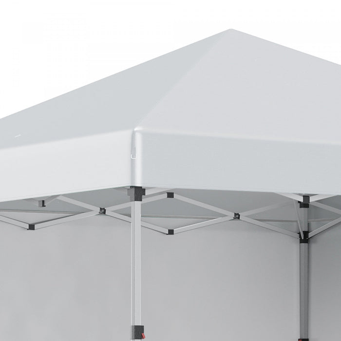 Outsunny 10' X 10' Pop Up Canopy Tent With Removable Sidewalls Carry Bag