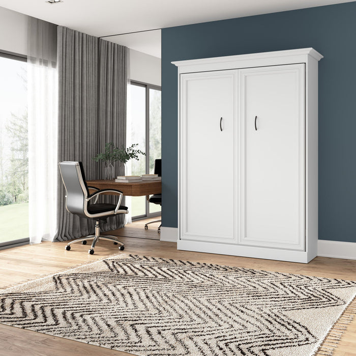 Bestar Versatile 64 W Full Murphy Bed - White