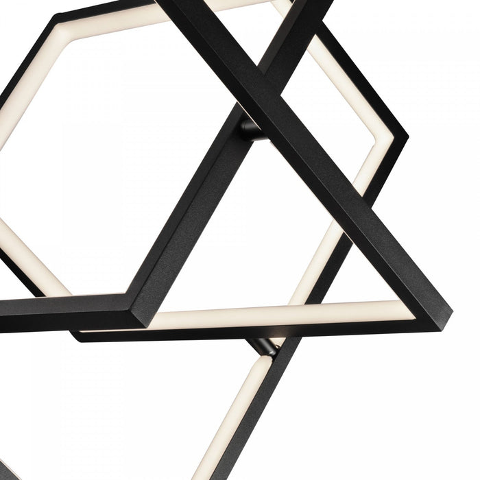 Graymar 24 W LED Black Pendant Light 