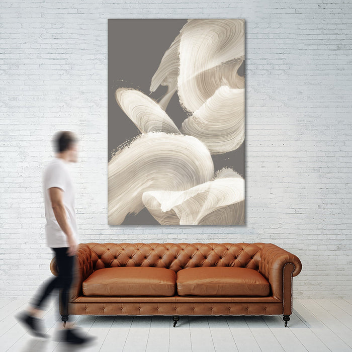 \"Evolution Of White\" Giant Art 84x54 Wall Art