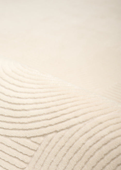 Elion Contemporary Cream Washable Rug 9'0\" x 12'0\" Indoor Area Rug 