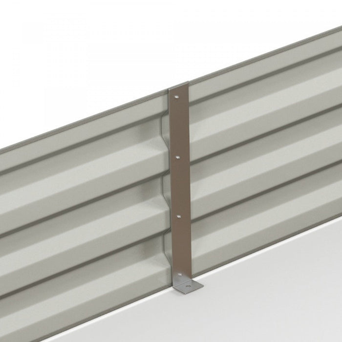 Outsunny 8 X 3 X 1ft Galvanized Raised Garden Bed, Metal Elevated Planter Box, Easy Diy And Cleaning