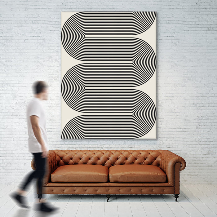 \"Simplicity Xvi\" Giant Art 72x54 Wall Art