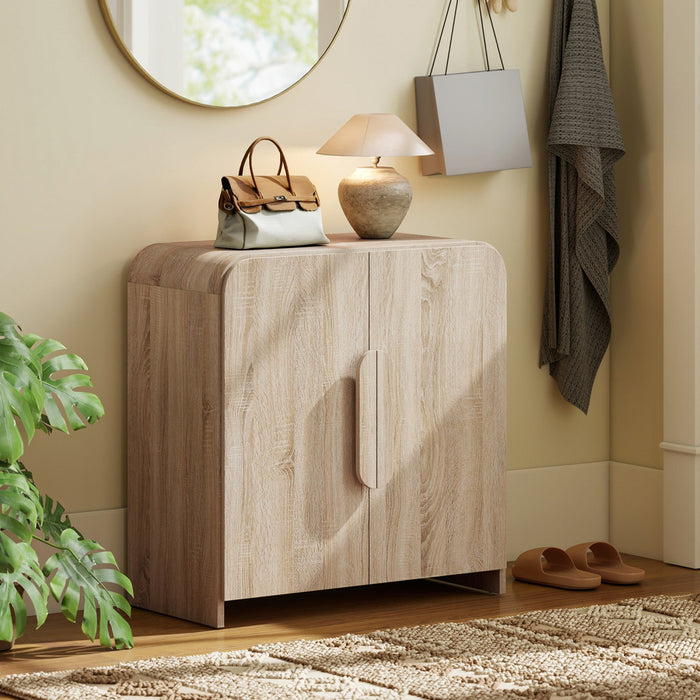 HOMCOM Sideboard Cabinet, 31.5" Modern Buffet Cabinet with Soft-Close Door