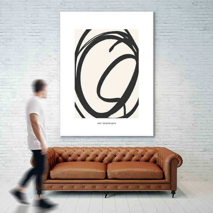 \"Circle I\" Giant Art 72x54 Wall Art