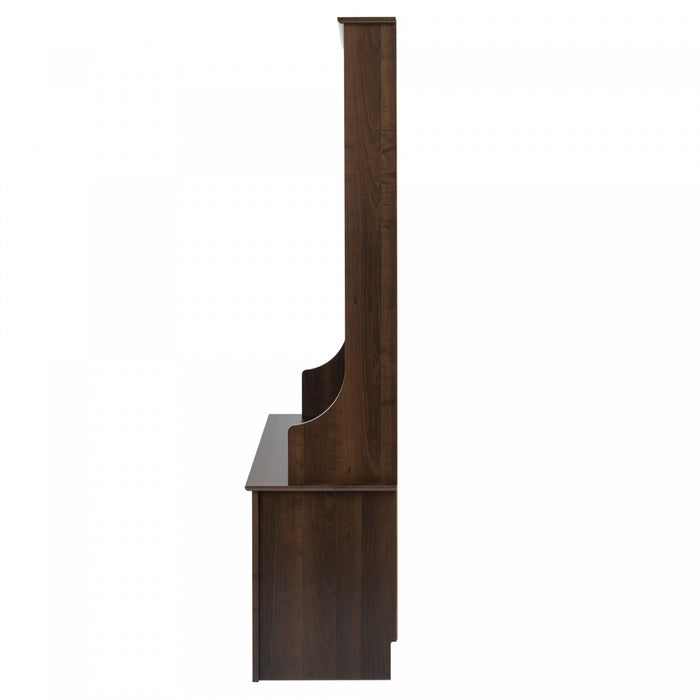 Hall Tree with Shoe Storage - Espresso