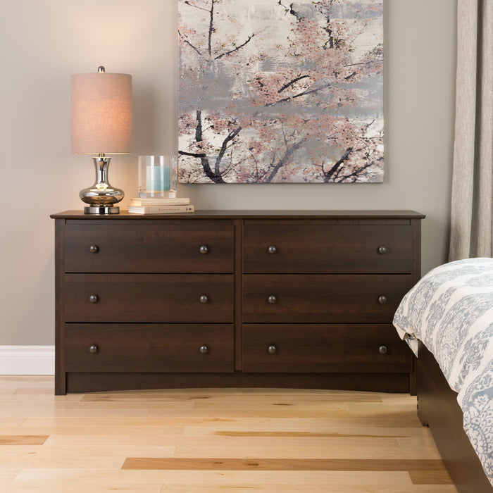Fremont 6-Drawer Dresser - Espresso