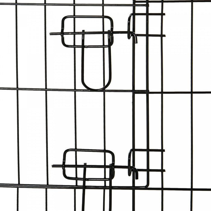 Pawhut 24inch Foldable Metal Exercise Pet Playpen Yard Dog Puppy Kennel Cage 8 Panel