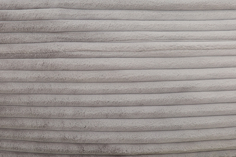 Sealy Kade Corduroy High Density Foam Bean Bag Chair - Grey