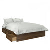 Nordika Full Storage Platform Bed - Walnut 