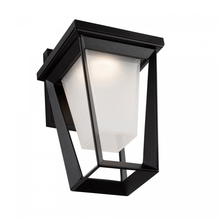 Waterbury 10 W LED Black Outdoor Wall Light 