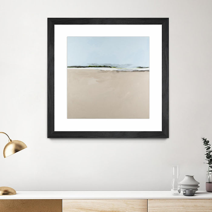 \"Simply Stated\" Matted and Framed Black 30x30 Wall Art