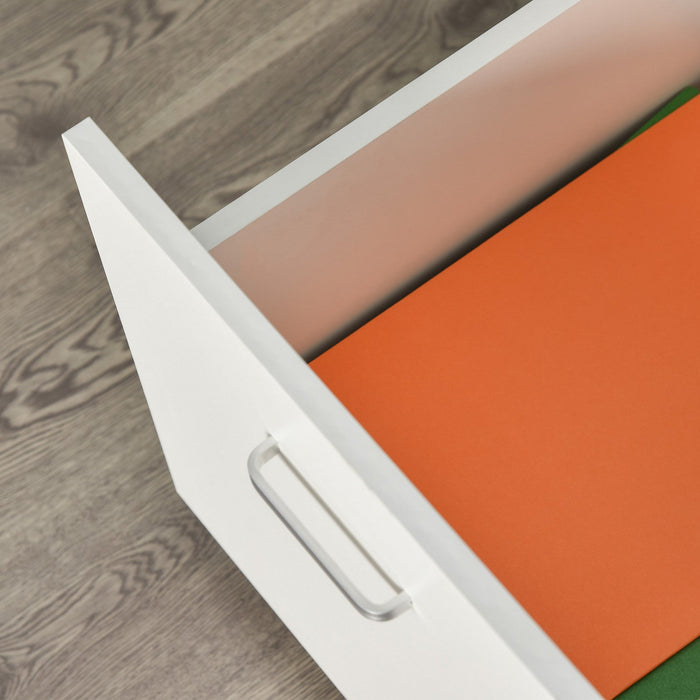 Vinsetto Locking Rolling File Cabinet With 2 Drawers