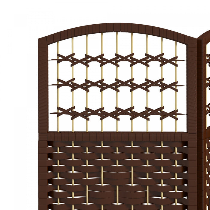 Homcom 6 Panel Folding Room Divider 5.6 Ft Privacy Screen