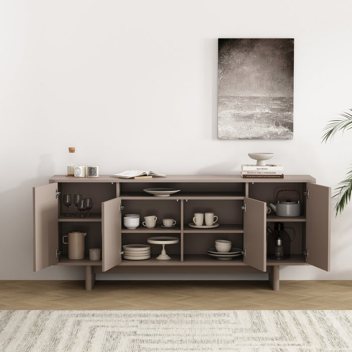 Ella Modern 71\" Sideboard in Mocha 