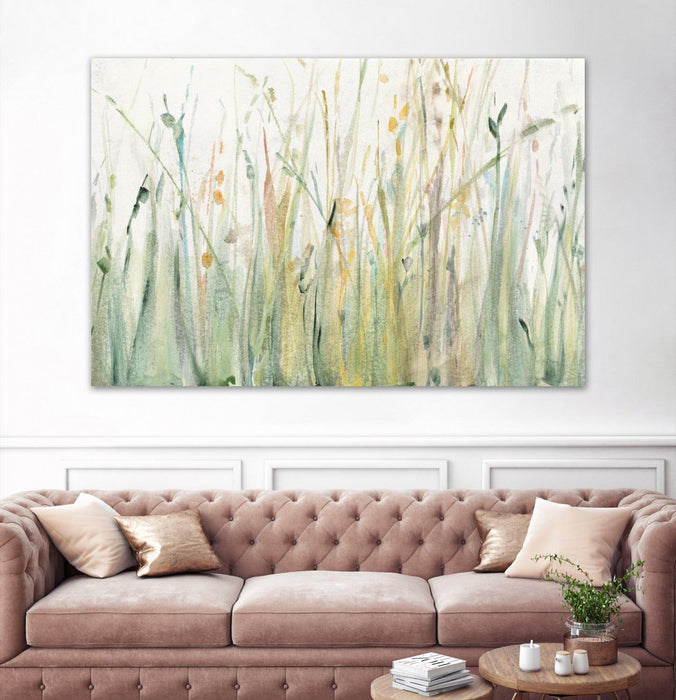 \"Spring Grasses I\" Giant Art 84x54 Wall Art