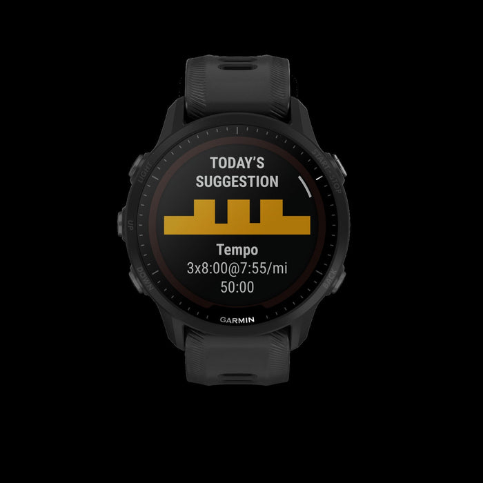 Garmin Forerunner® 955 Solar Elite Gps Smartwatch - Health Monitoring, Solar Charging Lens - Black