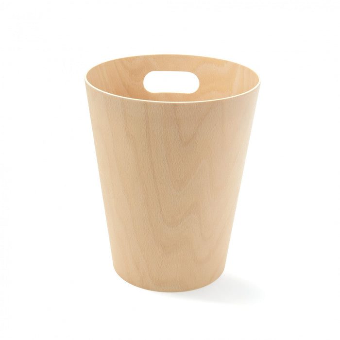 Umbra Woodrow Garbage Bin Trash Can - Natural