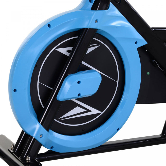 Soozier Stationary Exercise Bike, 13lbs Flywheel Belt Drive Training Bicycle, W/ Adjustable Resistan