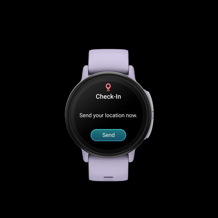 Garmin Bounce 2 Light Purple Kids Smartwatch - Safe Wearable, GPS Sports Tracking, Sleep Monitoring, Voice Commands, Fun Themes, Educational Quizzes
