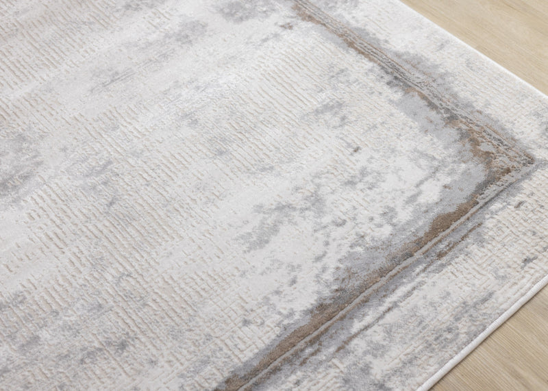 London Distressed Border Area Rug - 5'3\" x 7'7\"