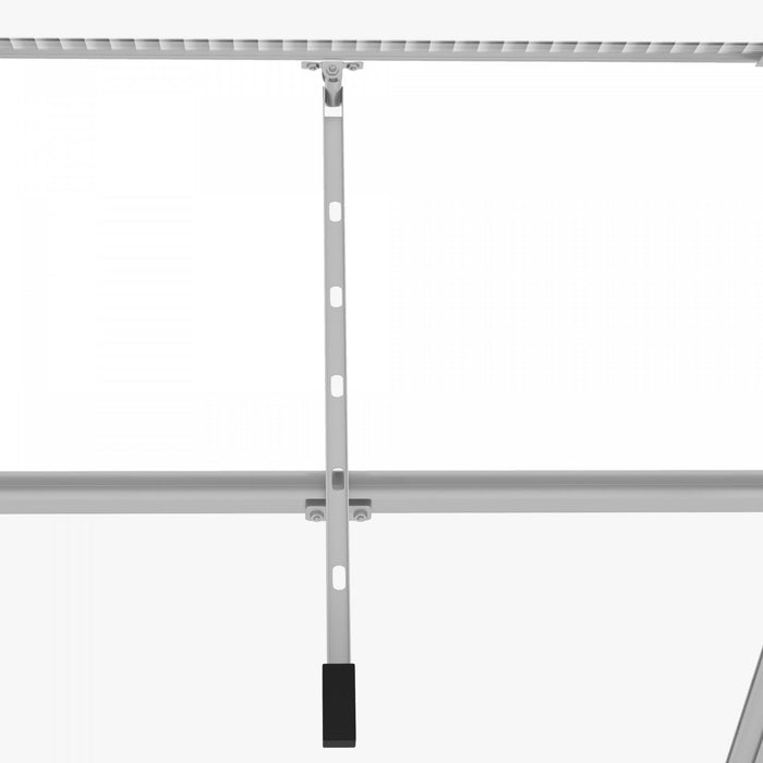 Outsunny 6' x 4' Polycarbonate Greenhouse, Walk-In Greenhouse with Sliding Door, Adjustable Window, 
