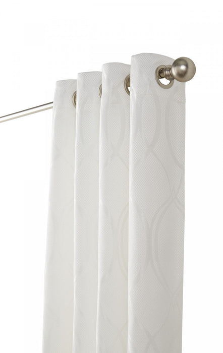 Thermalogic Infinity White Room Darkening Grommet Curtain Panel - 52 x 84