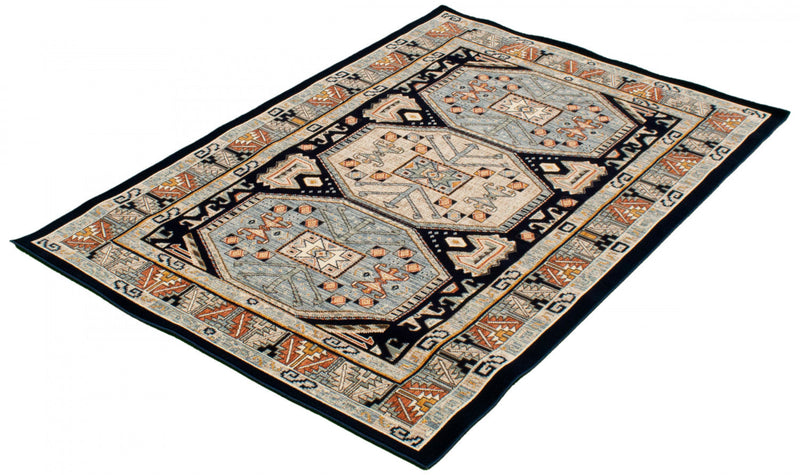 Quincy Navy-Blue Area Rug - 7'10\" x 10'2\"