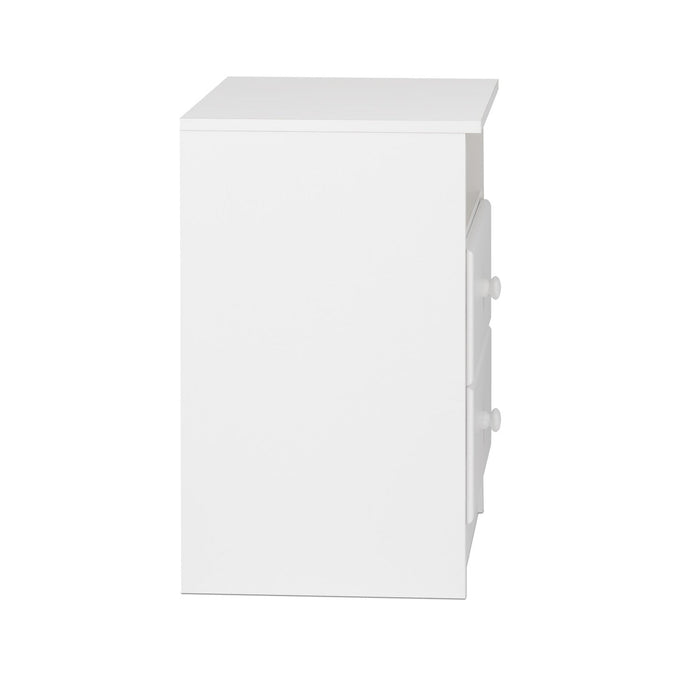 Astrid 2-Drawer Nightstand - White